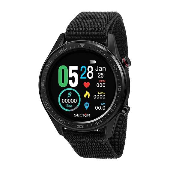 Smartwatch Nero Uomo S02